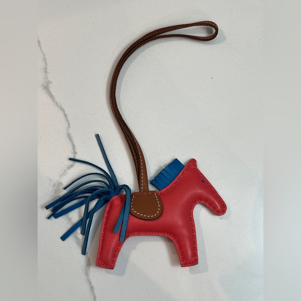 HERMES RODEO - RED/BLUE/BROWN